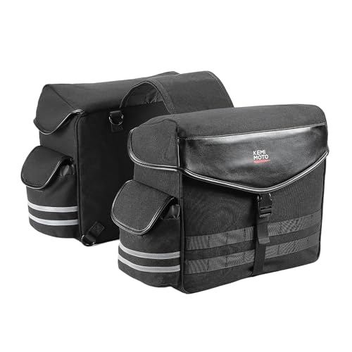 Amazon | KEMIMOTO バイク サイドバッグ 左右セット サドルバック 30L